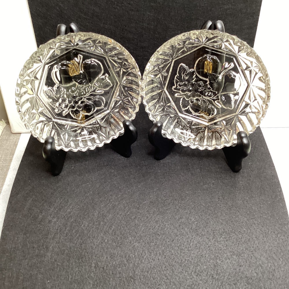 Vintage crystal cut glass